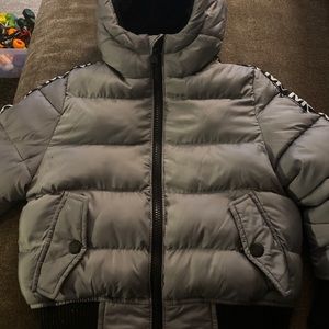 Toddler MK 2t grey bubble jacket
